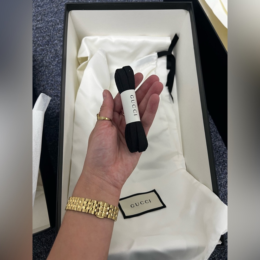GUCCI Empty Shoe Box Lot | 2 Dust Bags + Extra Lace | Real Packaging